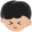 3D Simple Young Boy Head