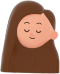 3D Simple Young Girl Head